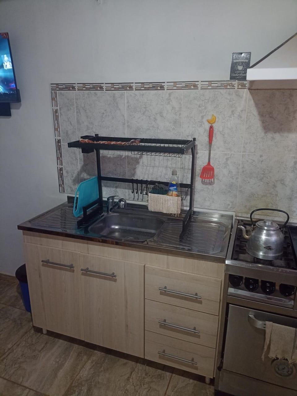 Kitchen or kitchenette, kitchen