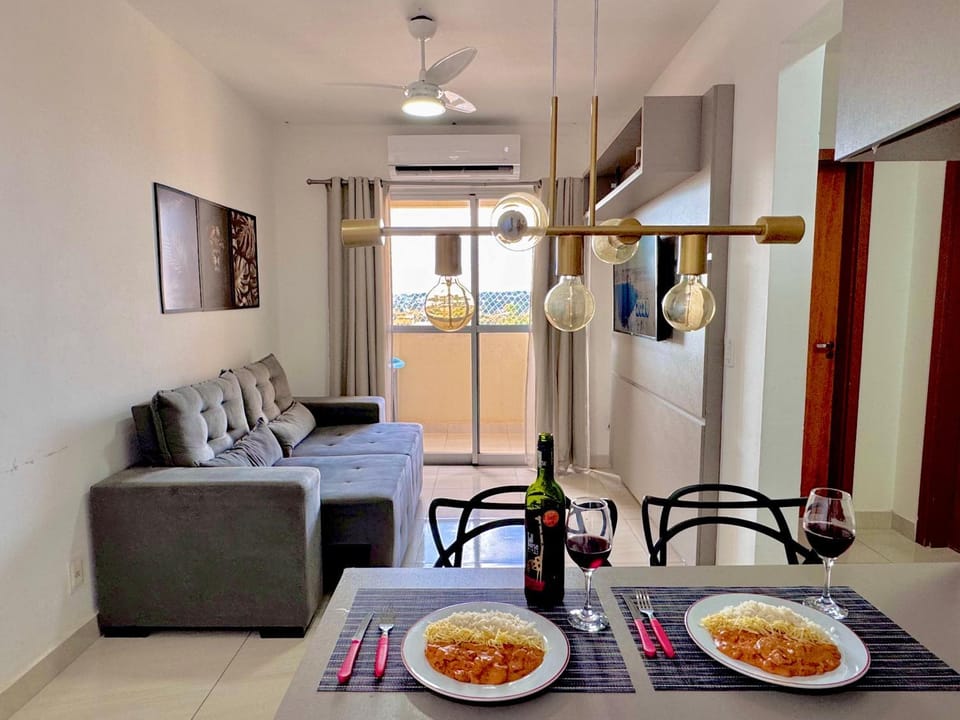 Apê confortável com garagem e espaço de trabalho Apartment in State of Mato Grosso, Brazil
