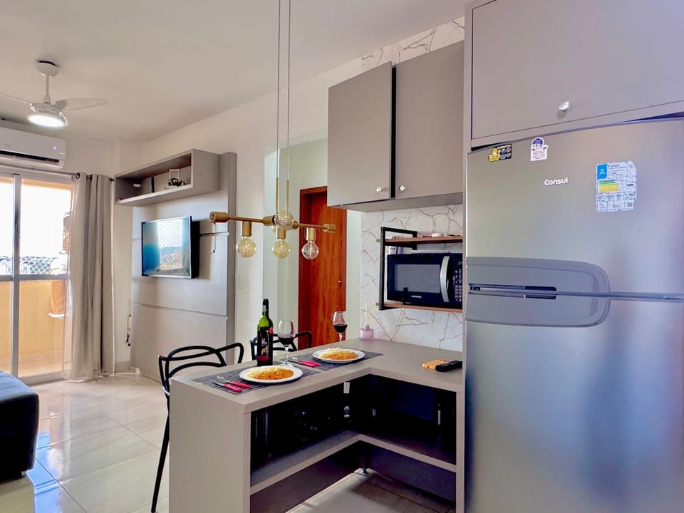 Apê confortável com garagem e espaço de trabalho Apartment in State of Mato Grosso, Brazil
