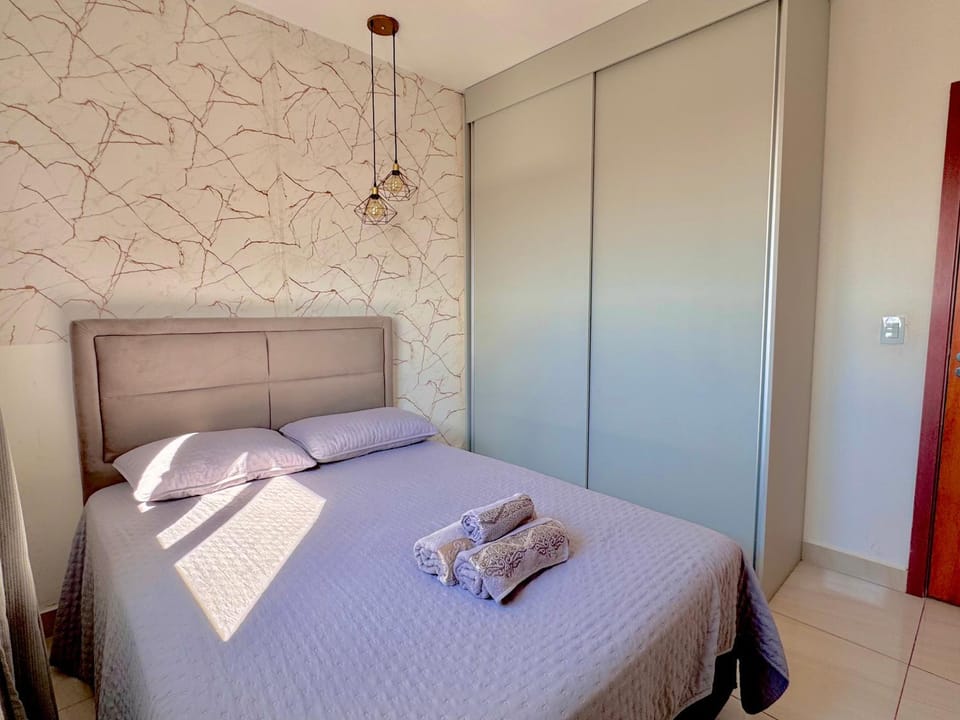 Apê confortável com garagem e espaço de trabalho Apartment in State of Mato Grosso, Brazil