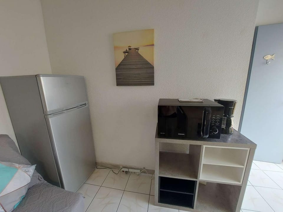 Appartement 2 pièces meublé avec mezzanine et terrasse, accès direct à la plage, parking inclus - FR-1-326-798 Apartment in Marseillan