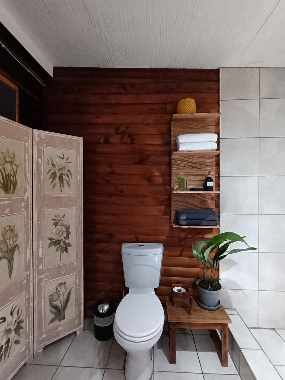 Bathroom, towels
