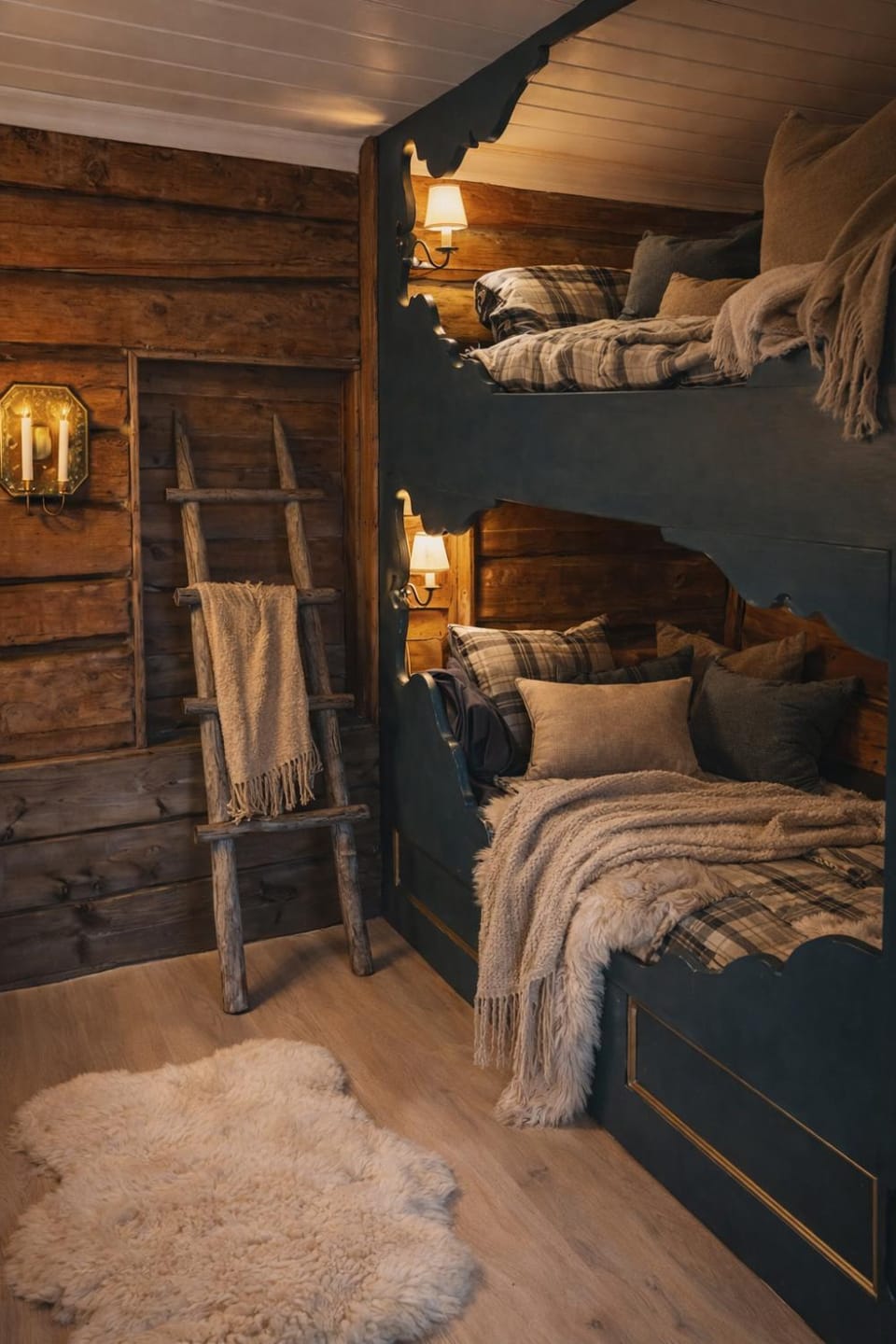 Bed, Bedroom, bunk bed, towels