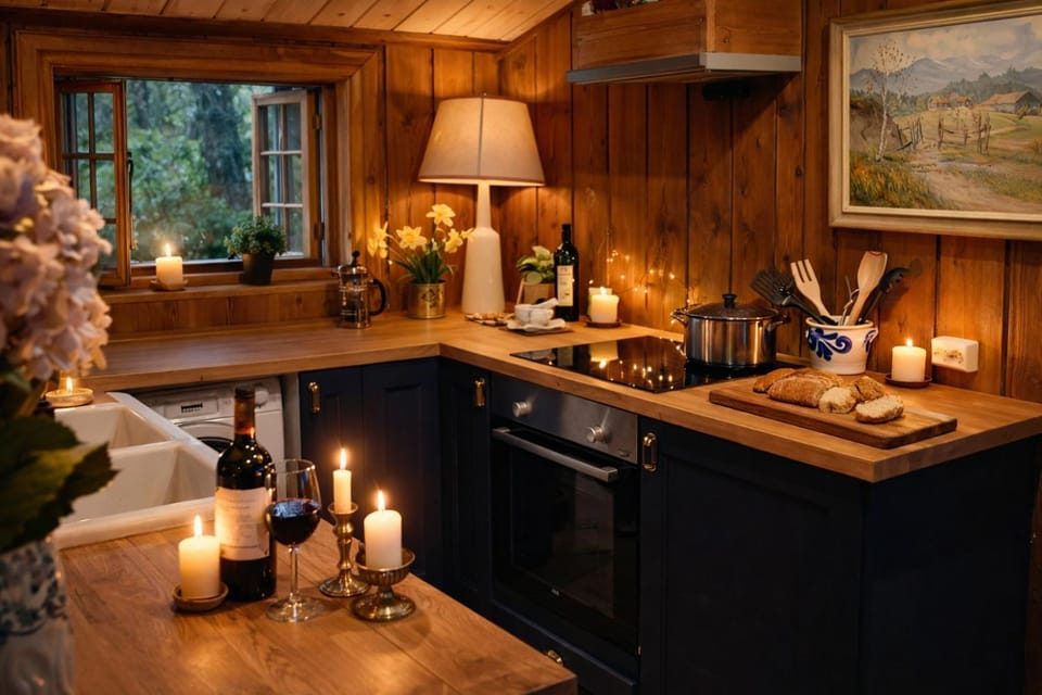 Coffee/tea facilities, Kitchen or kitchenette, Food and drinks, Food, dishwasher, stove
