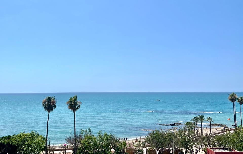 Sea Front Apartment with Large Terrace in Benalbeach Apartment in Benalmadena