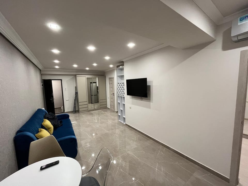 Communal lounge/ TV room, TV and multimedia, Living room, Seating area, air conditioner