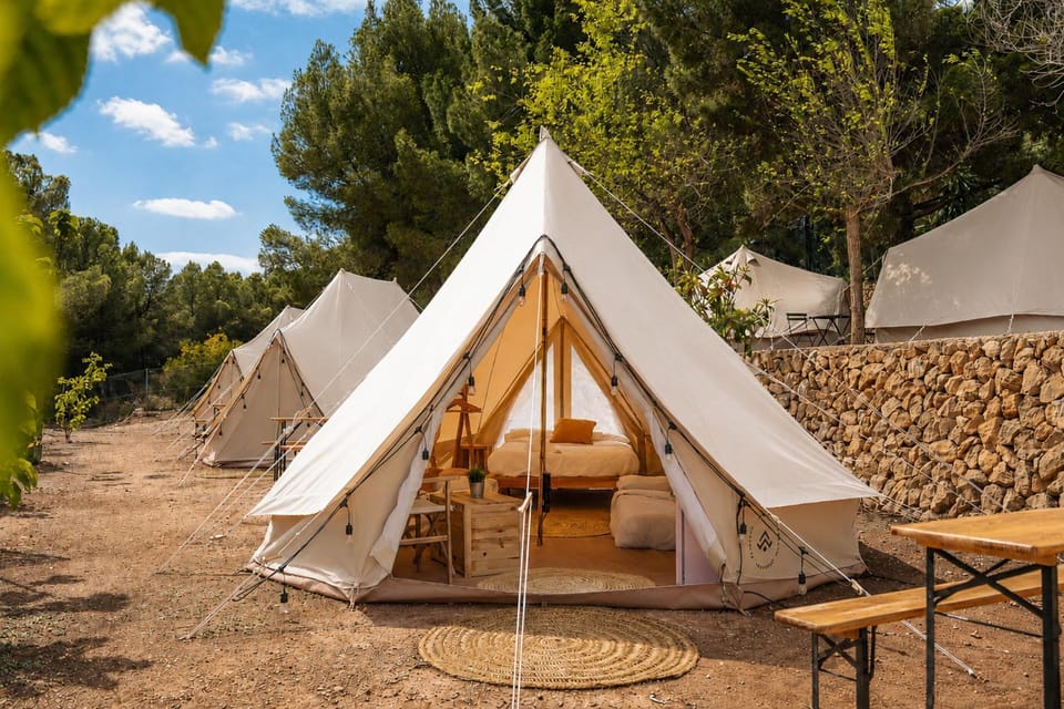 Kampaoh Fonts d' Algar Luxury tent in Marina Baixa