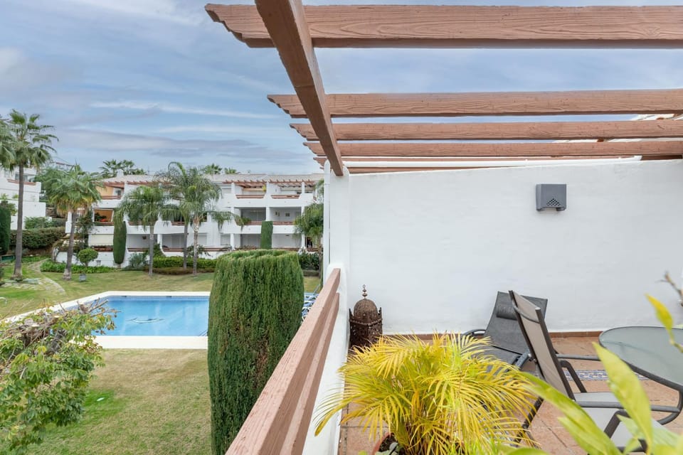 Garden, Solarium, Balcony/Terrace, Balcony/Terrace, Garden view, Pool view, Swimming pool, sunbed
