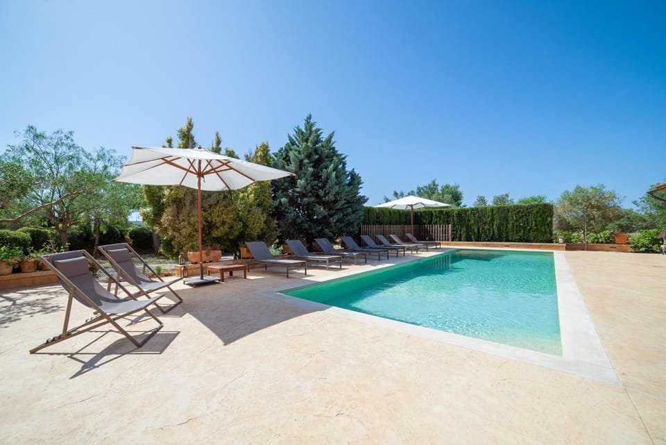 Playa y relax en villa CAN RIERRA "S'hort des Frares des Trenc" Villa in Migjorn