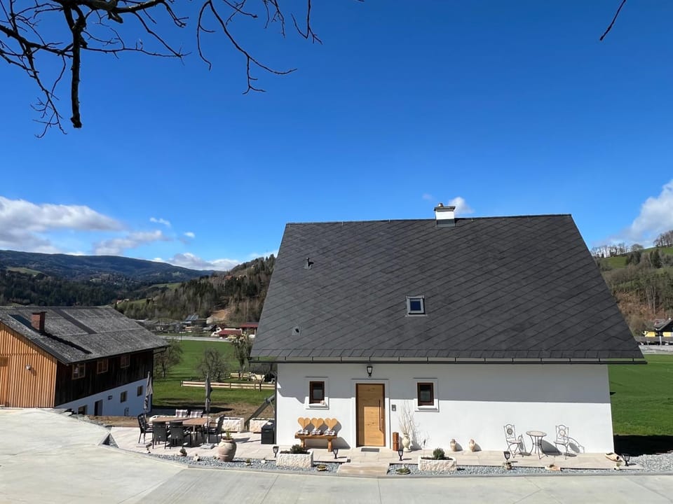 Property building, Natural landscape, Mountain view
