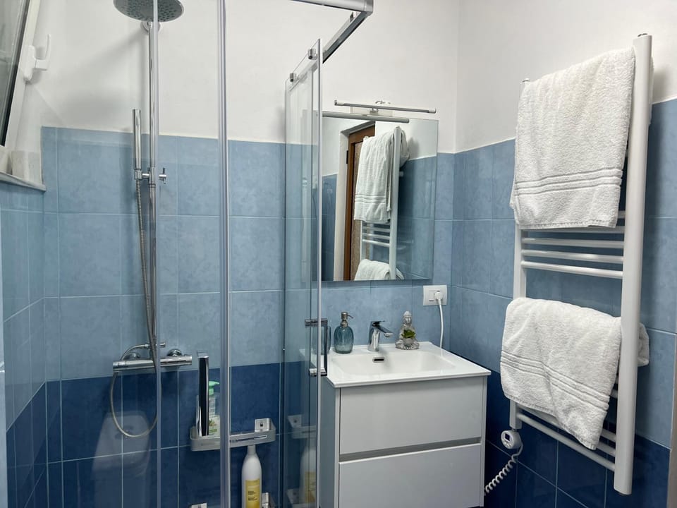 Shower, Bathroom, towels