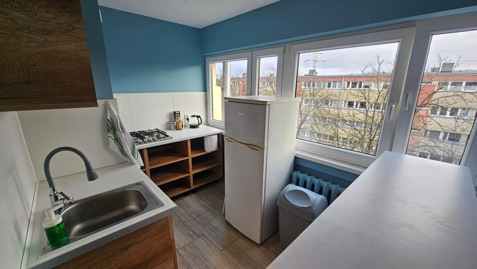 Kitchen or kitchenette, stove, kitchen