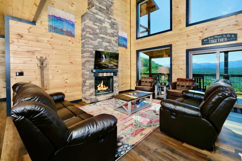 Living room, Mountain view