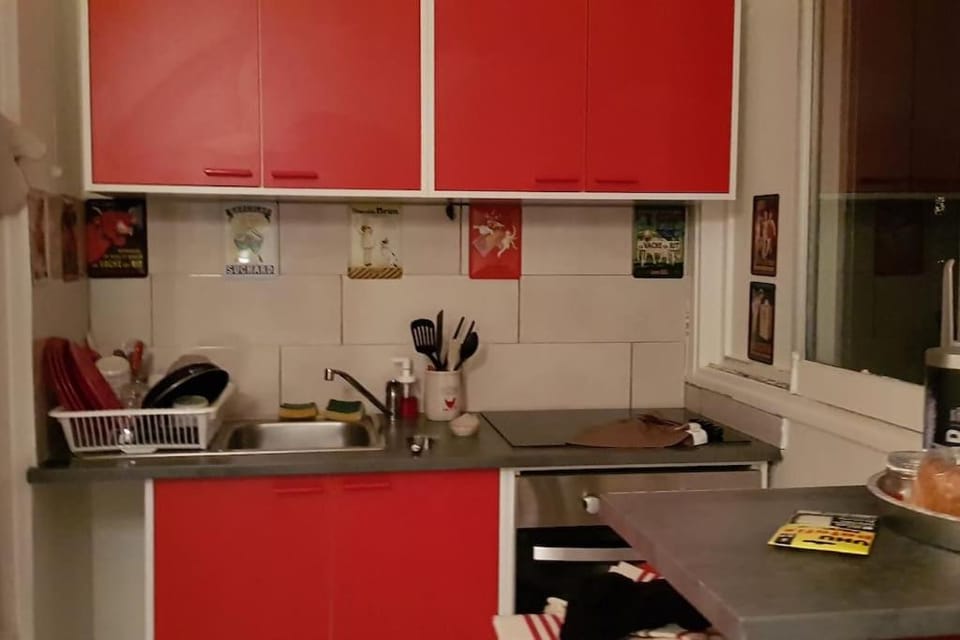 Parking privé,T1 bis, 10mn Lyon centre Apartment in Villeurbanne