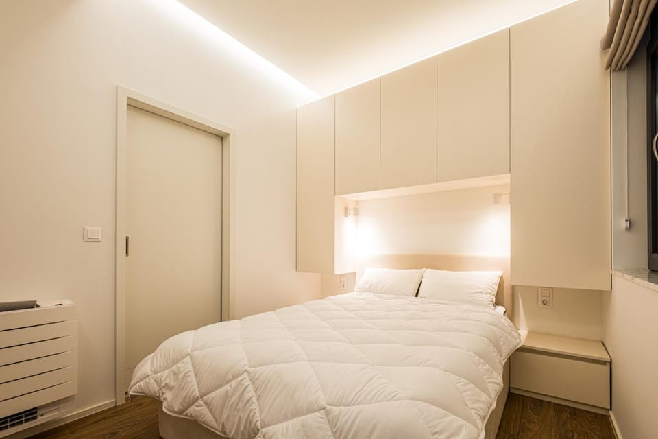 Bed, Bedroom, wardrobe