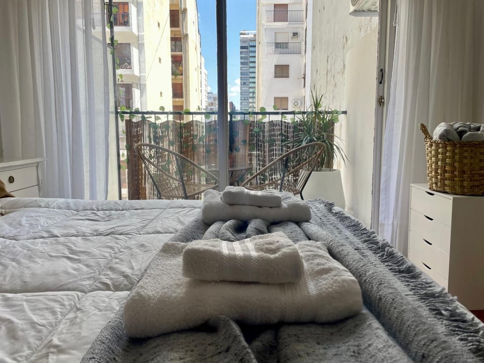 Balcony/Terrace, towels, air conditioner
