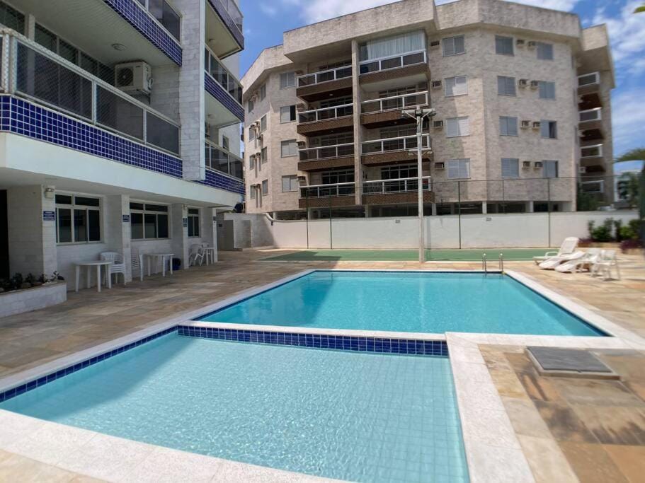 Swimming pool, sunbed