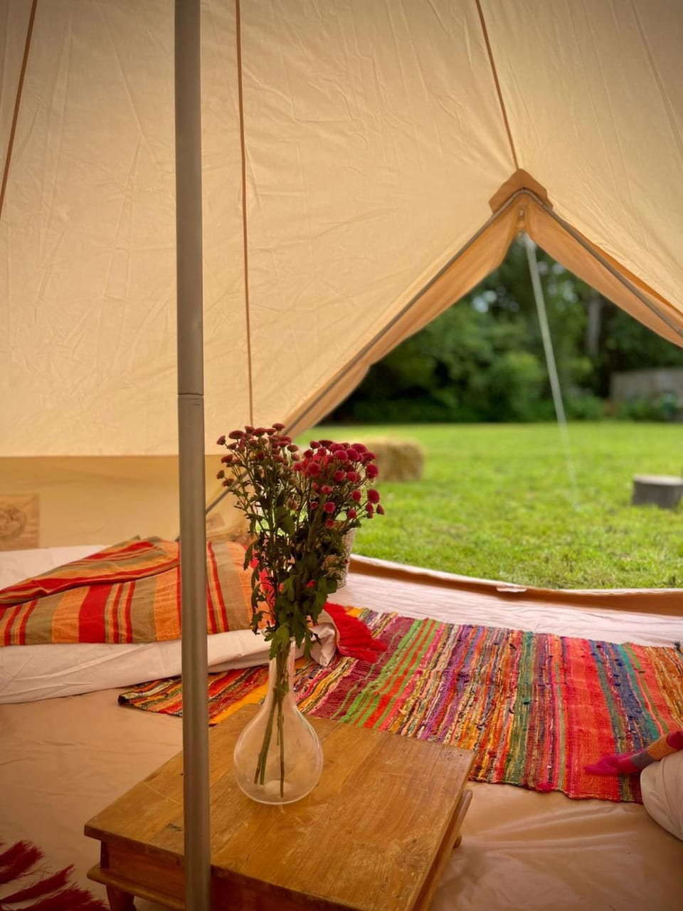 Bed, Day, Garden, Photo of the whole room, Bedroom, Garden view