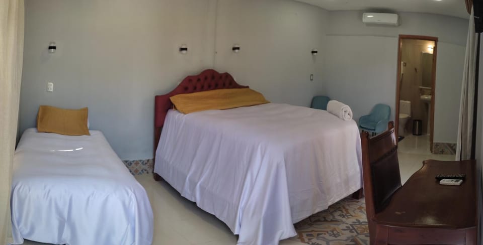 Photo of the whole room, Bedroom, air conditioner