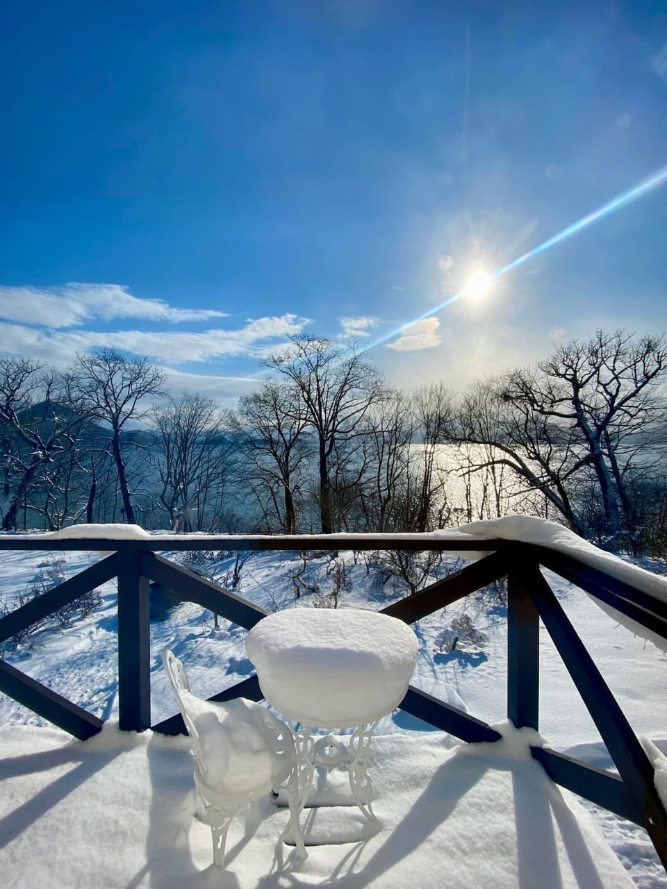 Natural landscape, Winter, View (from property/room), Balcony/Terrace