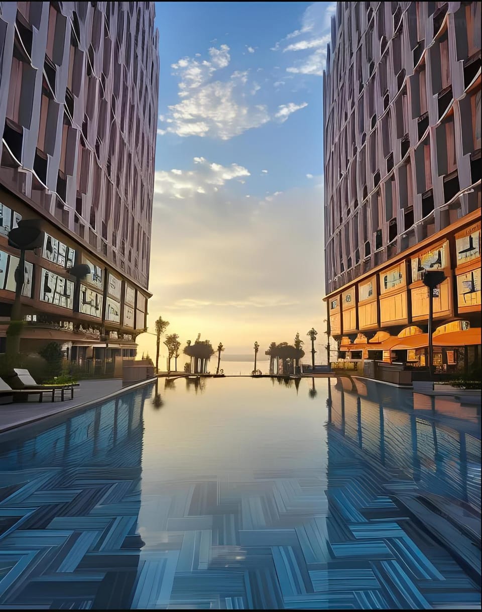 Day, Natural landscape, Pool view, Sunrise, Sunset, sunbed