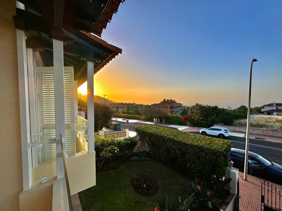 Property building, Sunset