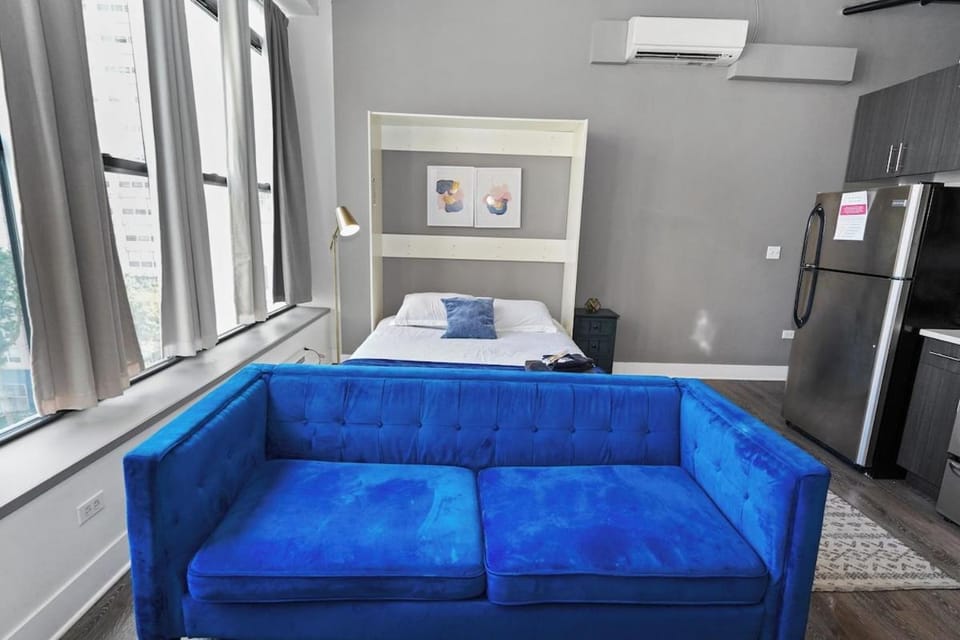 Luxury Studio Apartment with Optional Parking and Gym Access Near McCormick Place, Chinatown and Soldier Field Apartment in South Loop