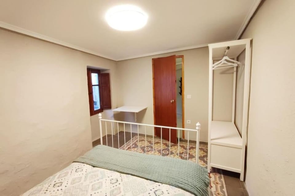 Bed, Photo of the whole room, Bedroom, bunk bed, wardrobe