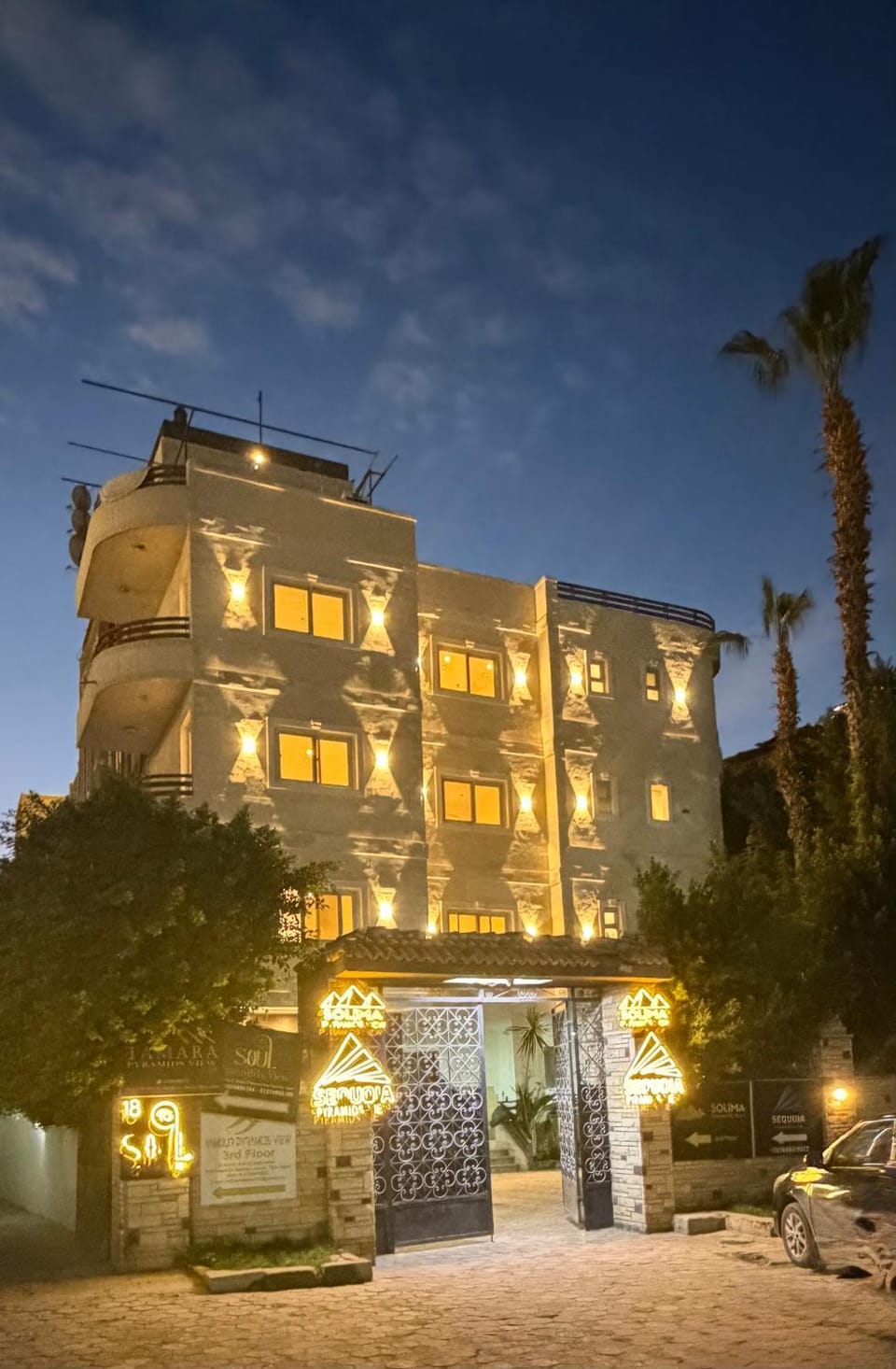 Property building, Night