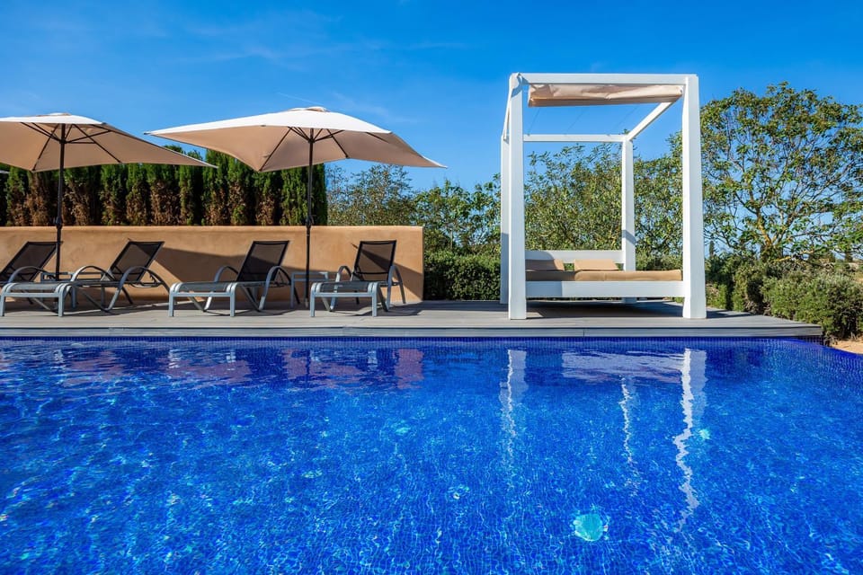 Property building, Living room, Swimming pool