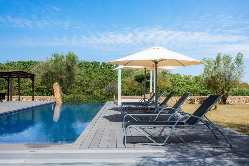 Property building, Living room, Swimming pool