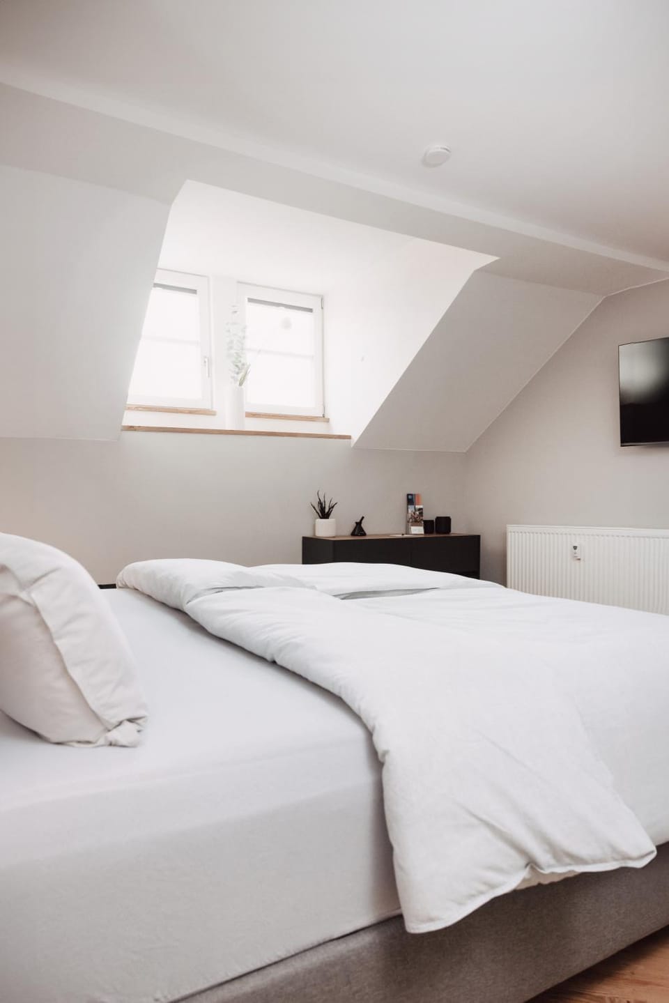 Bed, TV and multimedia, Living room, Photo of the whole room, Bedroom