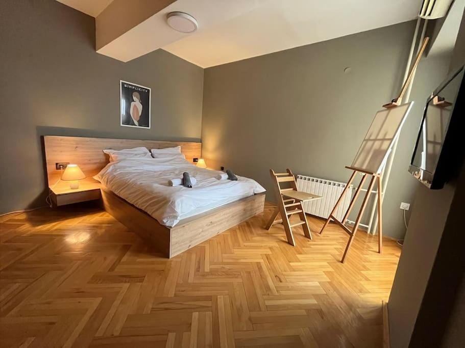 The White Soap Rooftop Apartment in Skopje