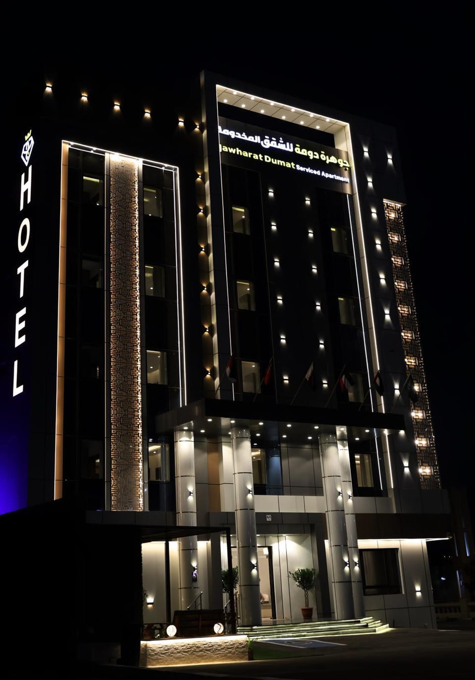 Property building, Night