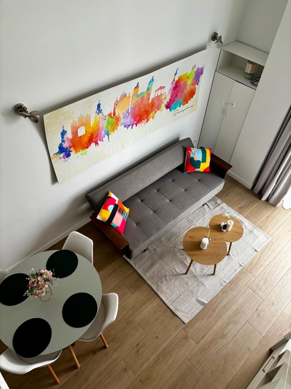 Living room, Photo of the whole room, Dining area