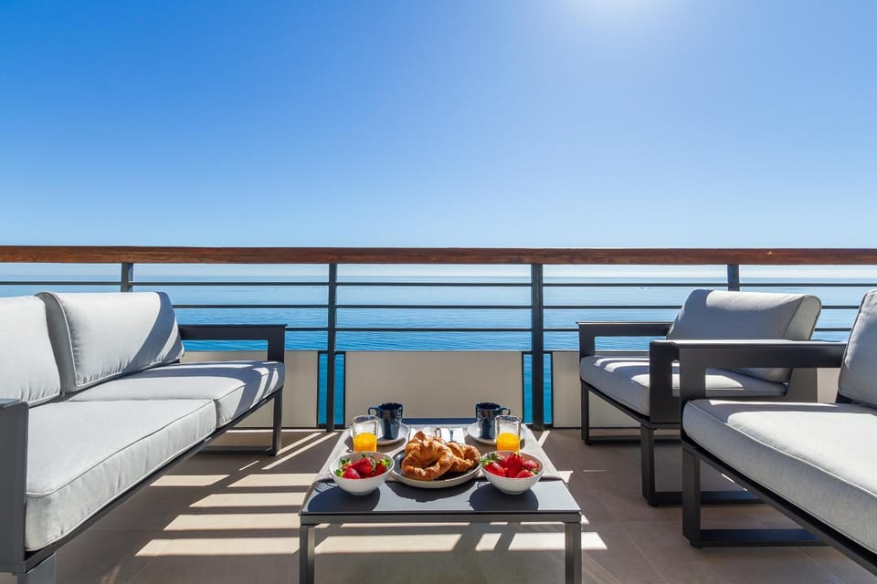 Balcony/Terrace, Dining area, Sea view