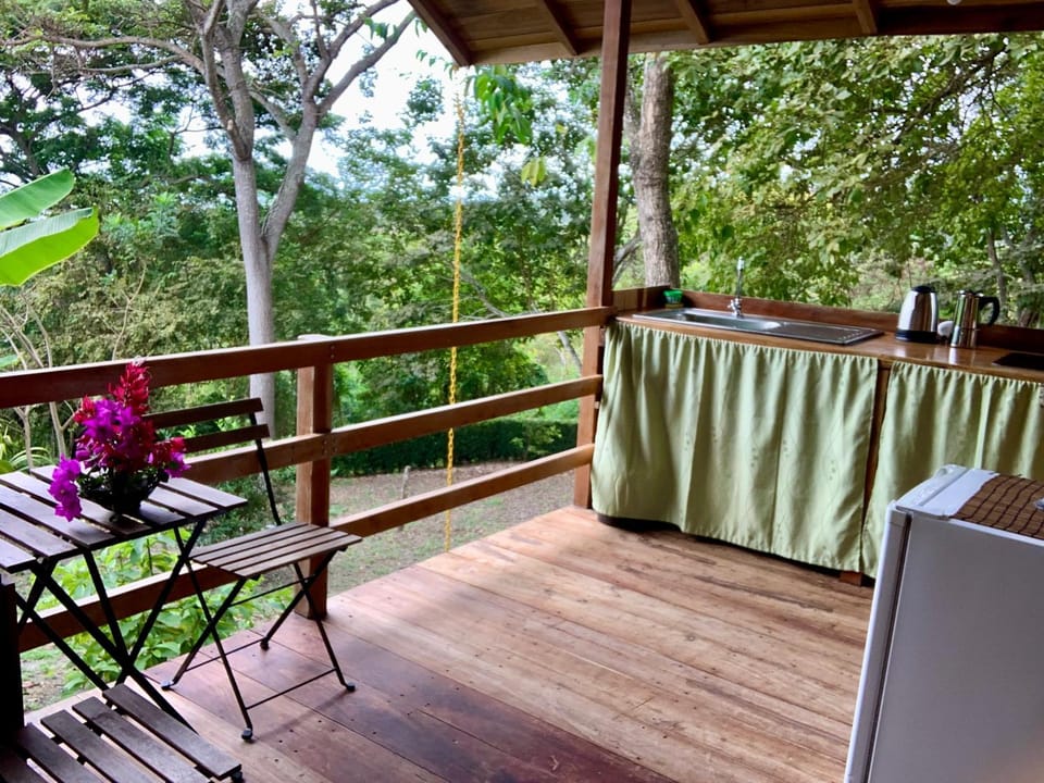 Balcony/Terrace, Garden view, Mountain view, kitchen
