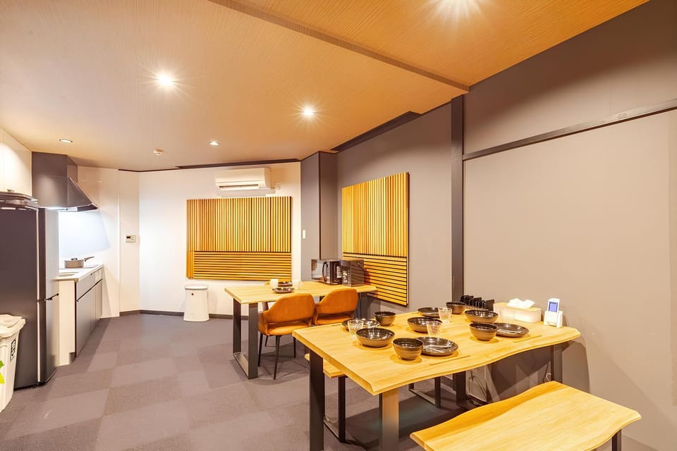 Kitchen or kitchenette, Living room, Dining area