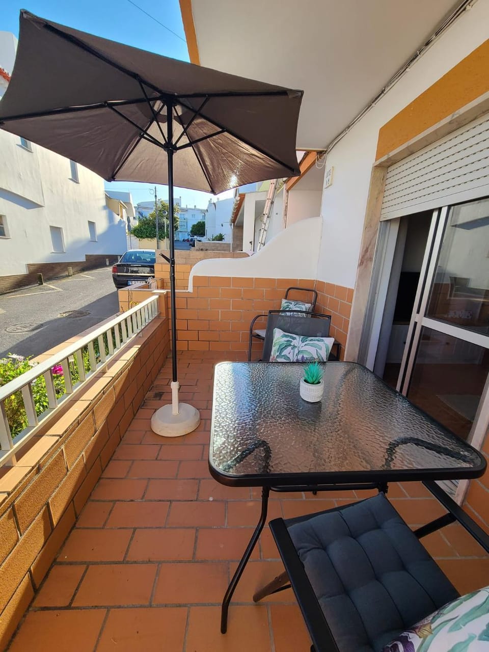 Property building, Patio, View (from property/room), Balcony/Terrace, Seating area
