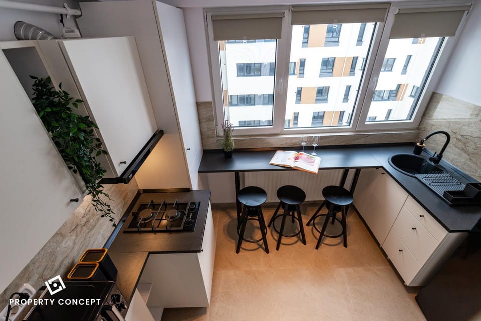 Kitchen or kitchenette, Living room, Seating area, Dining area, minibar