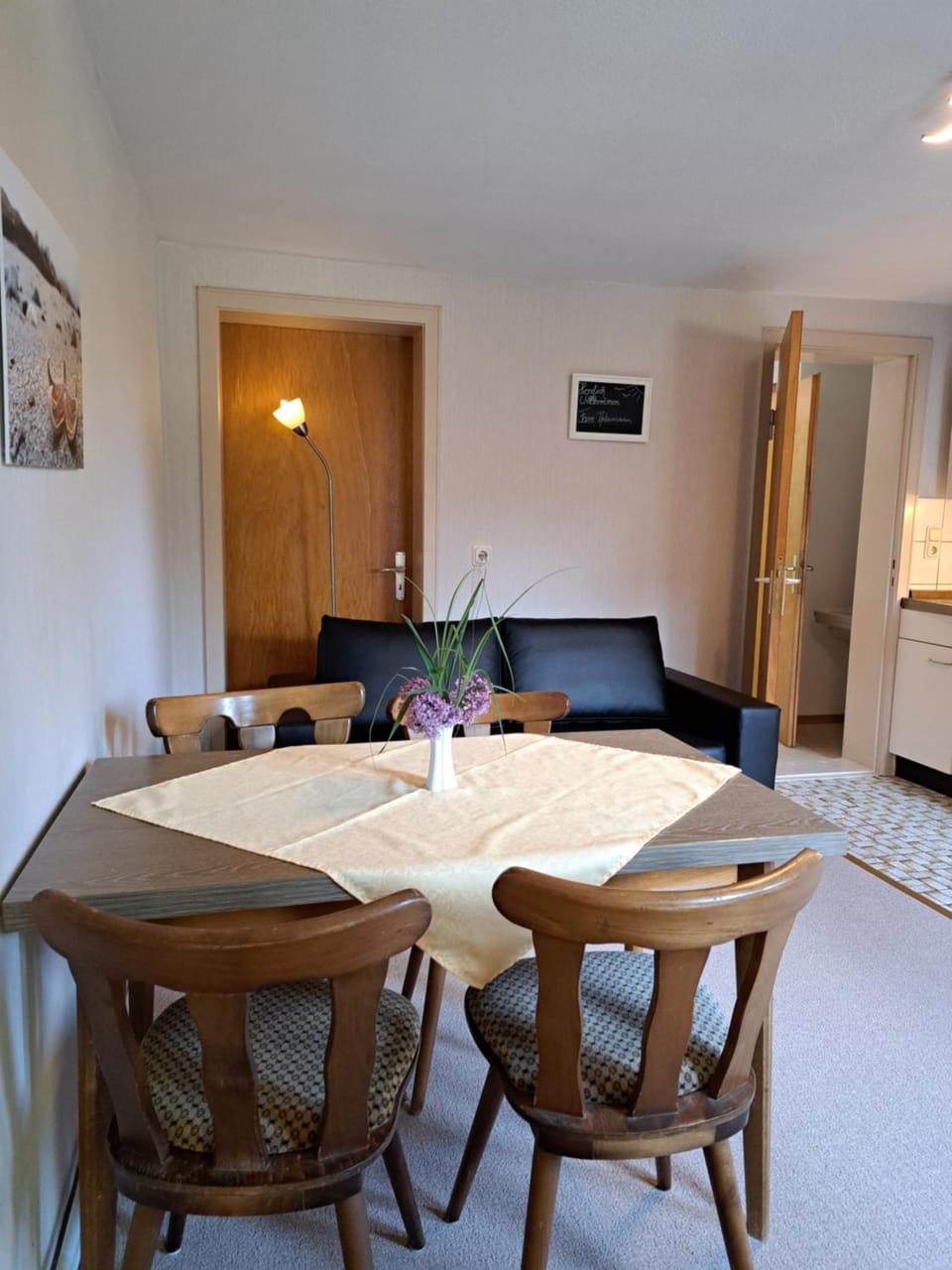 Kitchen or kitchenette, Living room, Dining area