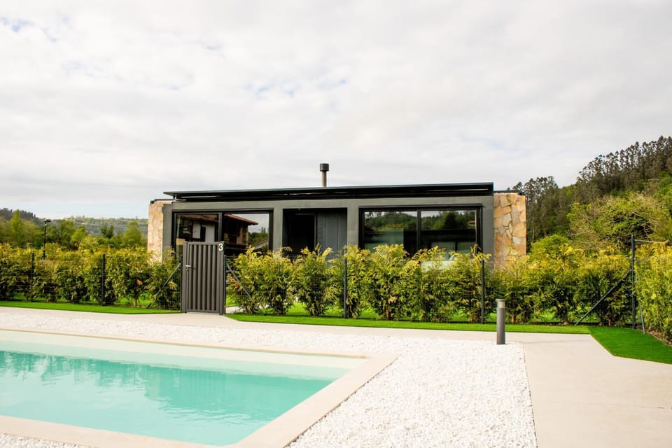 Natural landscape, Garden, Swimming pool