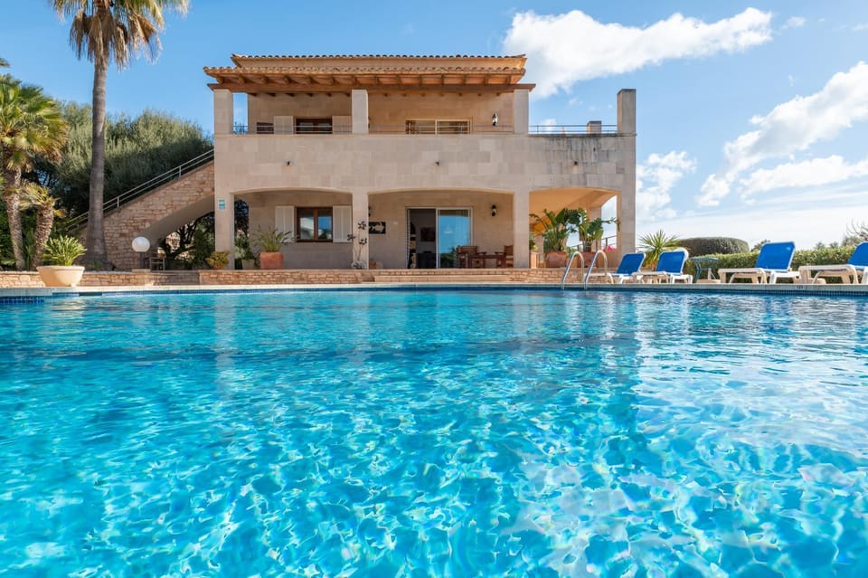 Property building, Living room, Swimming pool