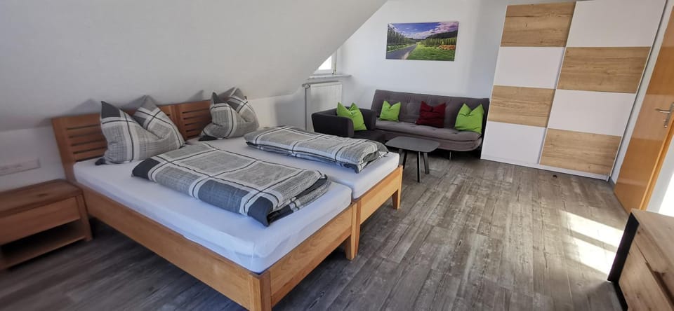 Photo of the whole room, Seating area, Bedroom
