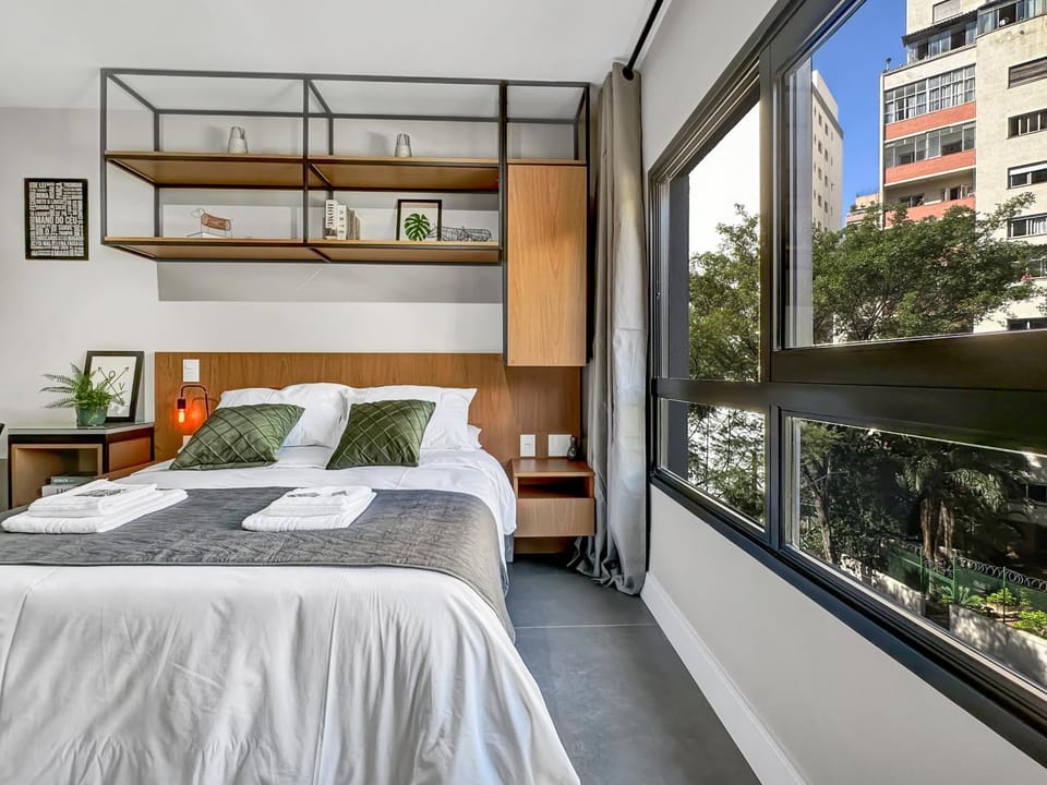 Bed, View (from property/room), Balcony/Terrace, Photo of the whole room, Bedroom