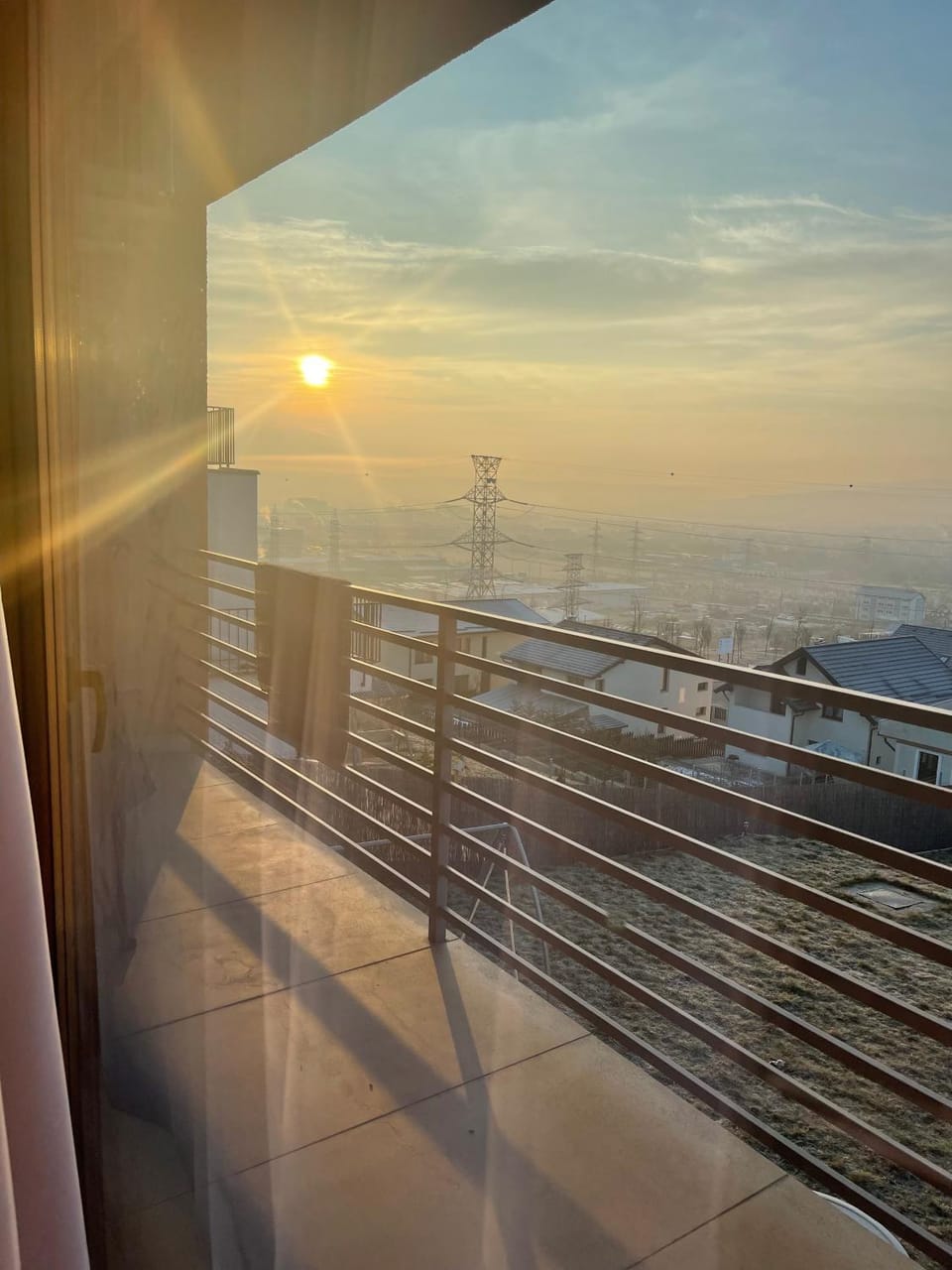 View (from property/room), Balcony/Terrace, Sunrise