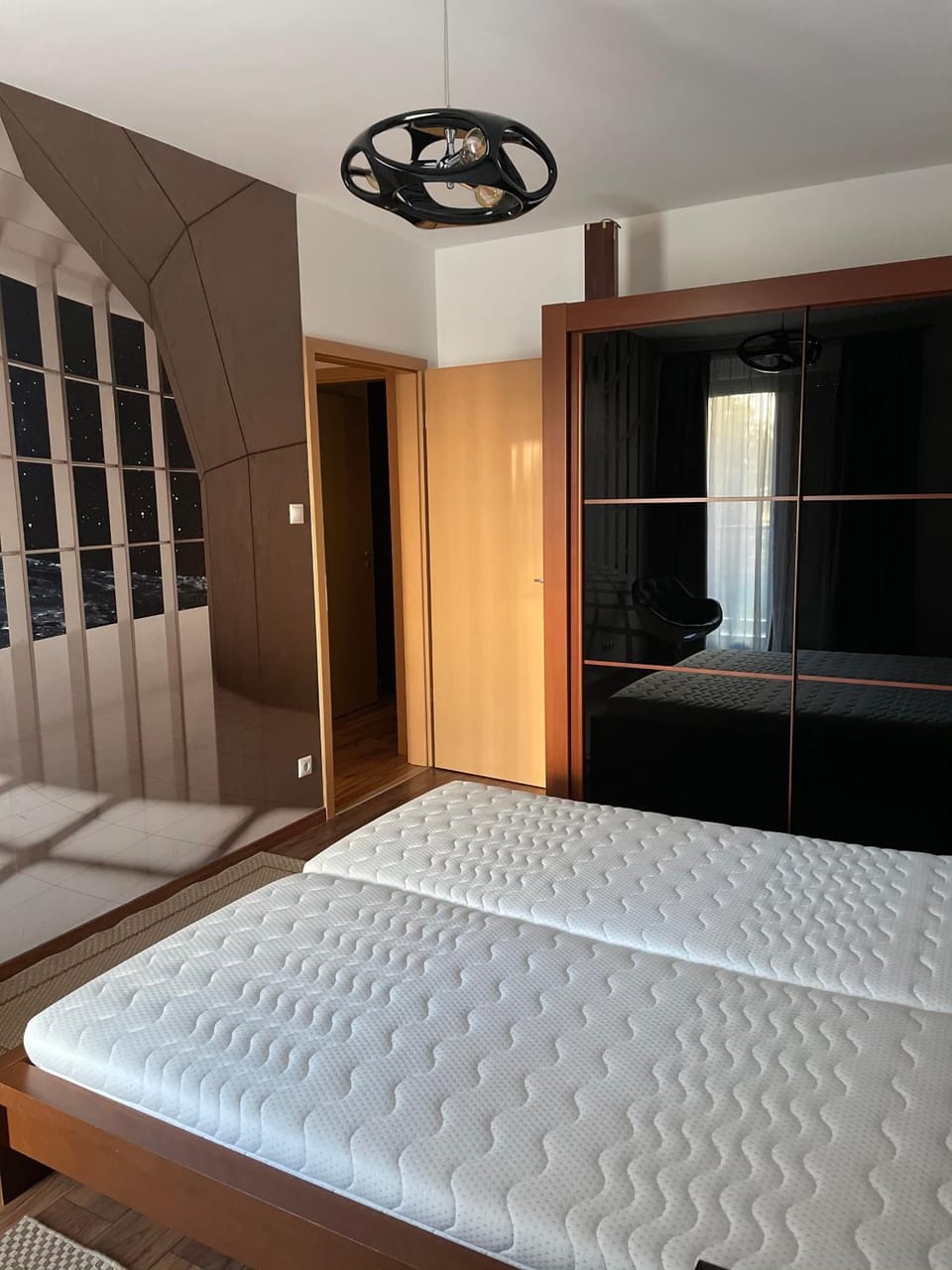 Bed, Photo of the whole room, Bedroom, wardrobe