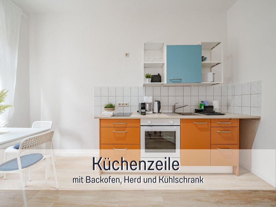 Kitchen or kitchenette, stove, kitchen