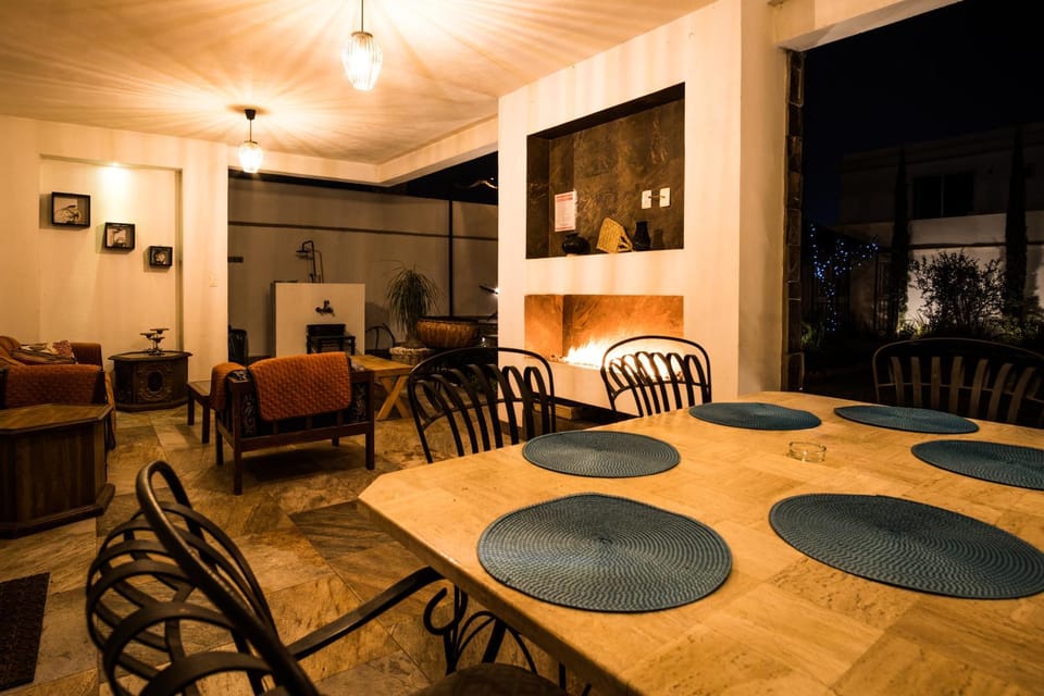 Night, Balcony/Terrace, Living room, Seating area, Dining area, internet, internet