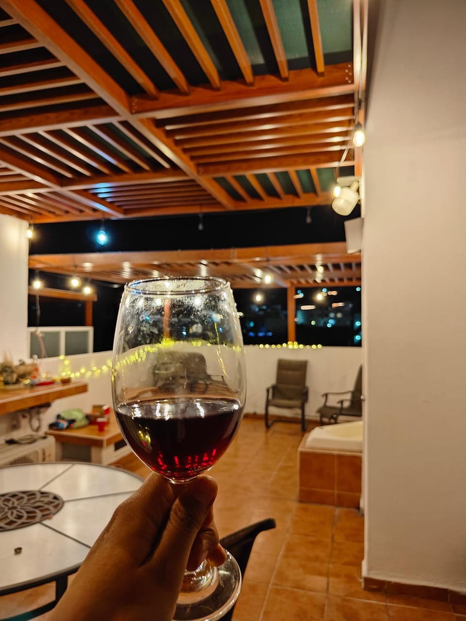 Balcony/Terrace, Dining area, Dinner